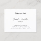 Moderne handgeschreven naam — Professional Visitekaartje (Achterkant)