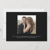 Moderne Handgeschreven Script Arch Photo Sla de da Kaart (Achterkant)