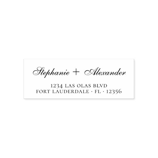 Moderne handgeschreven script voor het retourneren zelfinktende stempel (Design)