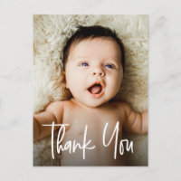 Moderne handlettering aangepaste Baby shower foto