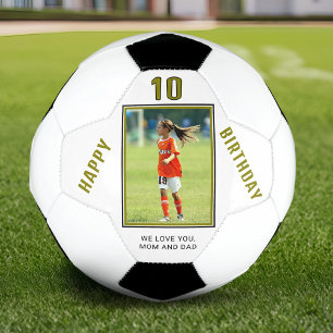 Moderne Happy Birthday Custom Photo Voetbal