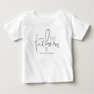 Moderne Happy First Fathers Day