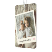 Moderne Happy Moederdag Custom Foto Luchtverfrisser (Links)