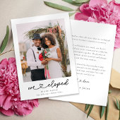 Moderne Hart Calligrafie Wij Zijn Gevlucht Foto Br Aankondiging