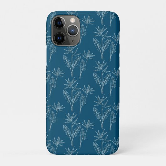 Moderne Hawaïaanse minimale vogel van het paradijs Case-Mate iPhone Case (Achterkant)