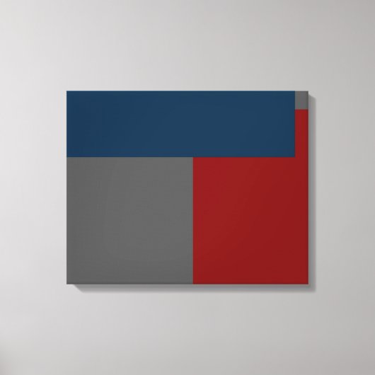 Moderne hedendaagse Abstracte Canvas Afdruk (Voorkant)