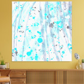 Moderne hedendaagse abstracte kunst canvas afdruk (Insitu (Woonkamer))