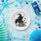 Moderne hedendaagse heks papieren bordje (Feest)