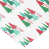 moderne hedendaagse kerstbomen tafelkleed (Gekanteld)