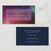 Moderne Heilige Geometrie | New age Jef Visitekaartje (Voorkant / Achterkant)