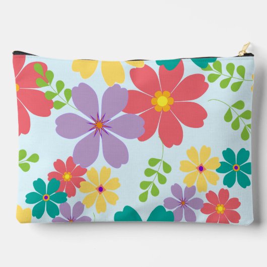 Moderne, heldere bloem etui (Achterkant)