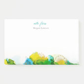 Moderne, heldere-inktgrens Opmerking van ontwerp Post-it® Notes (Voorkant)