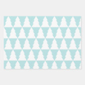 Moderne heldere kerstbomen inpakpapier vel (Voorkant 2)