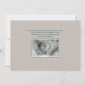 Moderne Hello World Script Baby Faire-part de nais (Dos)