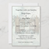 moderne hemel trap heilige huwelijksuitnodiging (Voorkant)