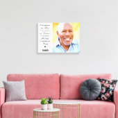 Moderne herdenking van marmeren Foto Keepslag Memo Canvas Afdruk (Insitu (Woonkamer))