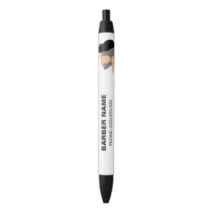 Moderne heren kapsel Aangepaste kapper Kapper Zwarte Inkt Pen