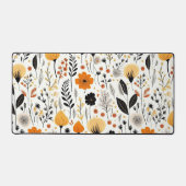 Moderne herfst Herfst Boho Botanische Bloemen Bureaumat (Voorkant)