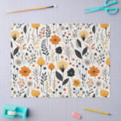 Moderne herfst Herfst Boho Botanische Bloemen Tissuepapier (Craft)