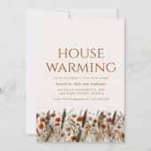Moderne Herfst housewarming uitnodigen Kaart (Voorkant)