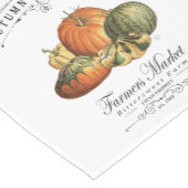 moderne herfst, pompoen en pompoen korte tafelloper (Hoek)