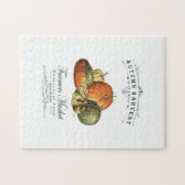 moderne  herfst, pompoen en pompoen legpuzzel (Horizontaal)