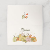 Moderne Herfst pompoenen Thanksgiving (Buitenkant ongevouwen)