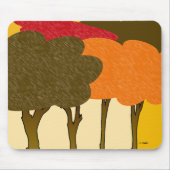 Moderne herfsten muismat (Voorkant)