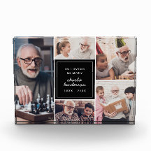 Moderne herinnering aan een geliefde 5-foto memori