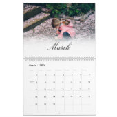 Moderne herinneringen voor aangepaste multi-fotose kalender (Mar 2026)
