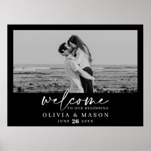 Moderne het Welkome Teken van het Band van het Man Poster