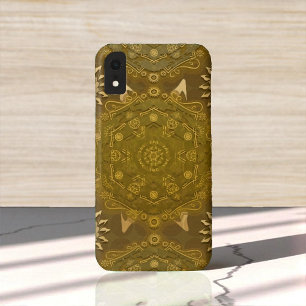 Moderne Hexa Golden Ursidae iPhone XR Hoesje