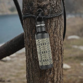 Moderne hexa ivoor witte ursidae waterfles 