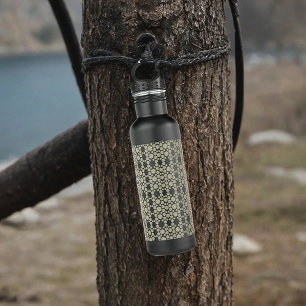 Moderne hexa ivoor witte ursidae waterfles 