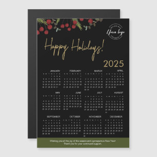 Moderne Holly Pijnenkrans logo 2025 Kalender Aange
