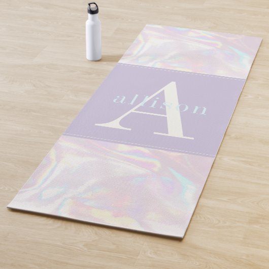 Moderne holografie pastel Abstract monogram Yogamat (In situ)