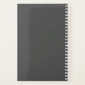 Moderne holografische cirkelmonogram - Planner (Achterkant)