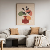 Moderne Home Deco, Boho Wallart Canvas Afdruk