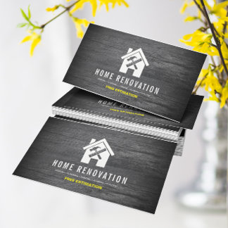 Moderne Home Renovation Reparation Handyman Visitekaartje