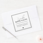 Moderne homemade Bath Salt Product Labels (Envelop)