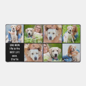 Moderne Hond Moeder Leven Custom 7 Foto Collage Bureaumat (Voorkant)