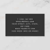 Moderne House Painting Services Brush Roller Ladde Visitekaartje (Achterkant)