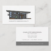 Moderne House Professional Visitekaartje (Voorkant / Achterkant)