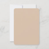 Moderne Housewarming Party Invite | Beige (Achterkant)