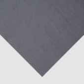 Moderne Houtskool Grijs Plain Solid Kleur Tissuepapier (Detail)