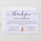 Moderne Huis Verwarming Bedankkaartjes voor Vastgo Kaart (Voorkant)