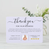 Moderne Huis Verwarming Bedankt Kaarten (Staand voorkant)