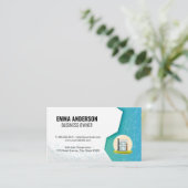 Moderne Huis Visitekaartje (Staand voorkant)