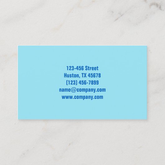 Moderne Huishoudster Maid Services Huishouden Visitekaartje (Achterkant)