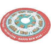  moderne huizen uit het midden van de eeuw kerstboom rok (Gekanteld)